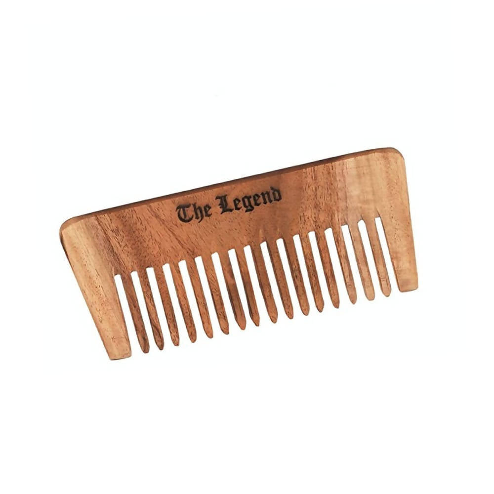 The Legend Organic Pure Neem Wood Comb Wide Teeth - Distacart