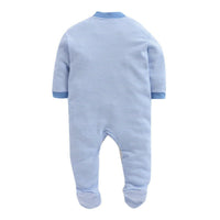 Thumbnail for Daddy - G Rompers/Sleepsuits/Jumpsuit /Night Suits for New Born Babies - Sky Blue - Distacart