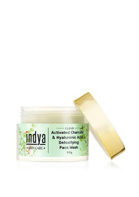 Thumbnail for Indya Activated Charcoal & Hyaluronic Acid Detoxifying Face Mask Benefits