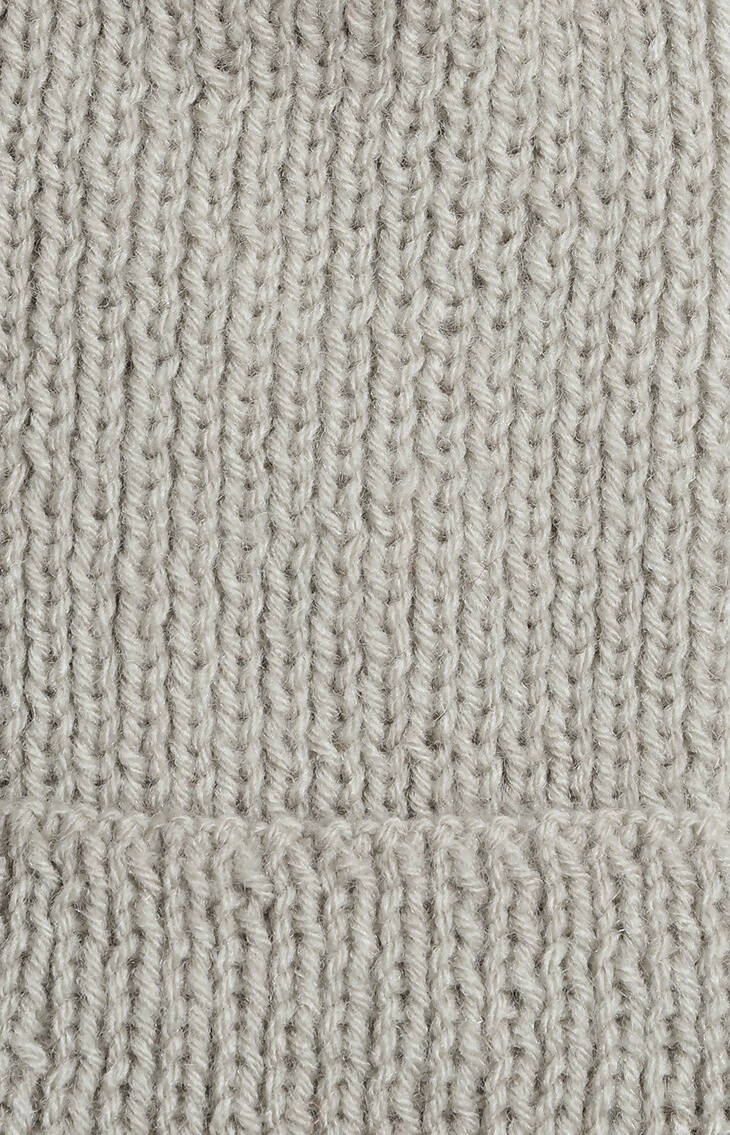 Chutput Kids Woollen Hand Knitted Pom Pom Detailed Cap - Grey - Distacart