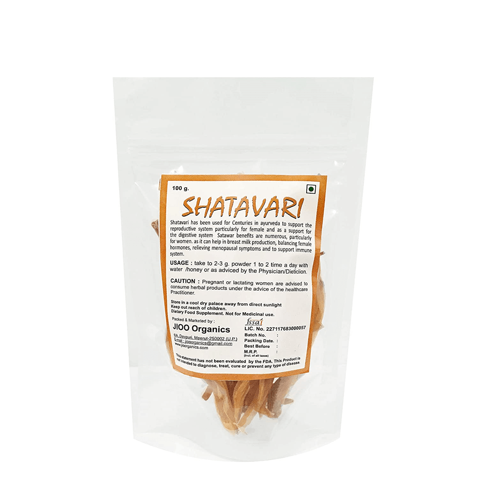 Jioo Organics Raw Shatavari Dosage