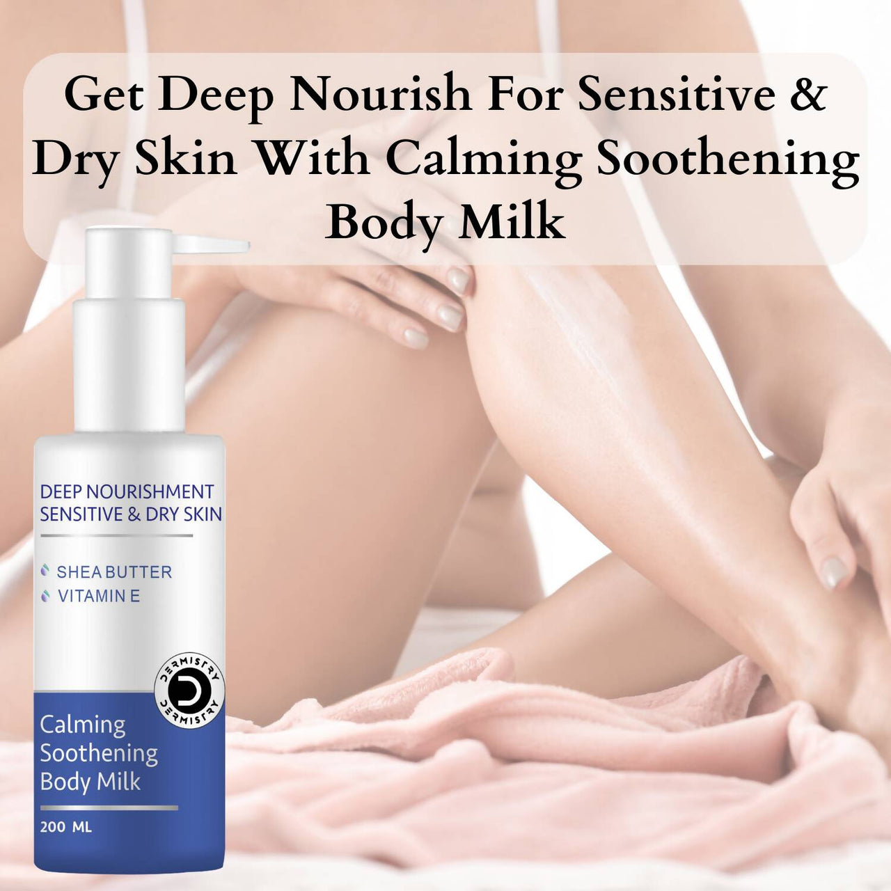 Dermistry Sensitive & Dry Skin Calming Body Butter & Body Milk Lotion - Distacart