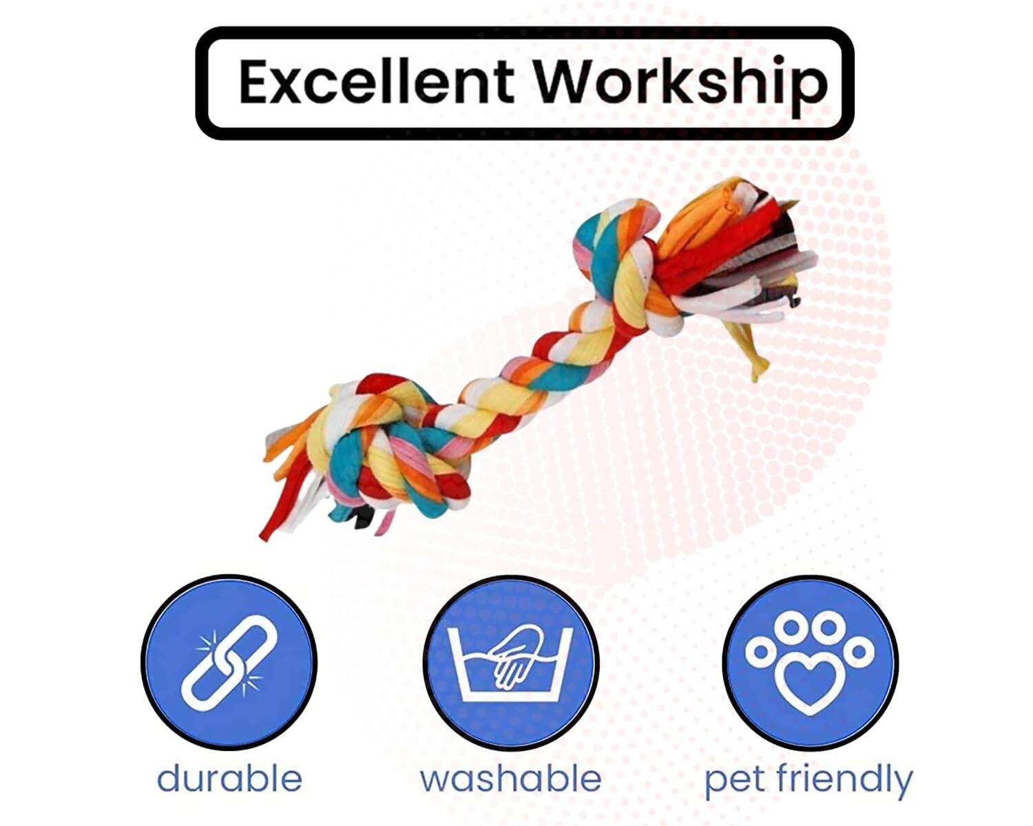 Foodie Puppies Cotton Dog Rope Toy - Distacart