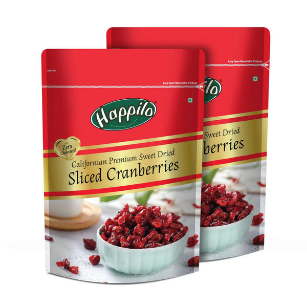 Happilo Premium Californian Sliced Dried Cranberries - Distacart