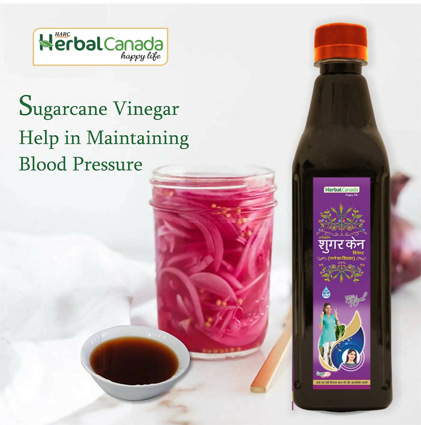 Herbal Canada Sugar Cane Vinegar - Distacart