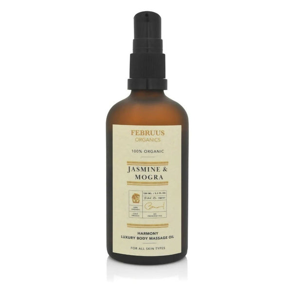 Februus Organics Jasmine & Mogra Body Oil - Distacart