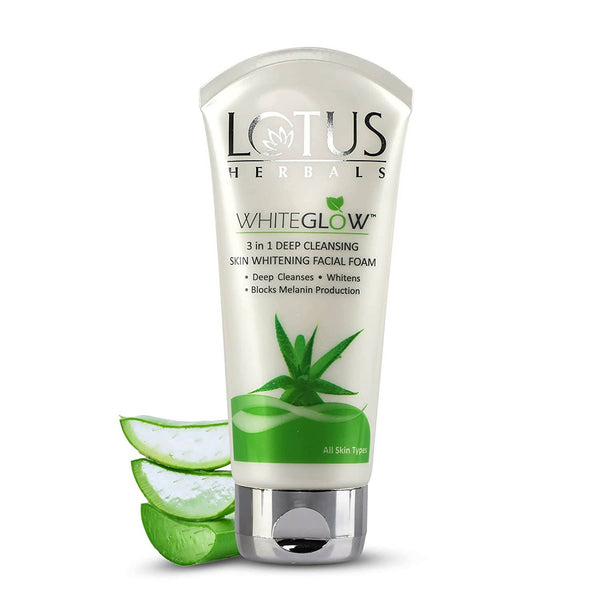 Lotus Herbals WhiteGlow 3-In-1 Deep Cleansing Skin Whitening Face Wash - Distacart