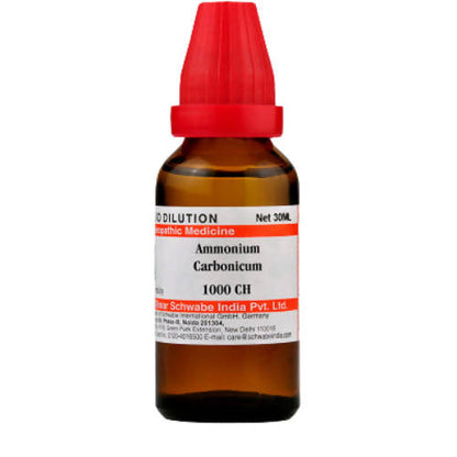 Dr. Willmar Schwabe India Ammonium Carbonicum Dilution - Distacart