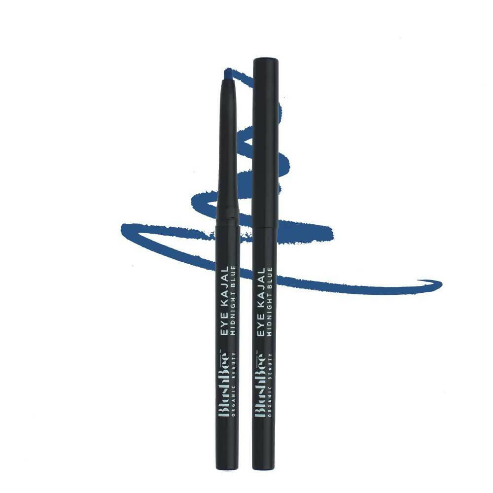 BlushBee Organic Beauty Eye Kajal - Midnight Blue - Distacart