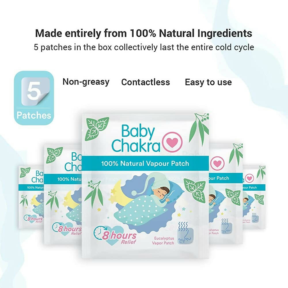 BabyChakra 100% Natural Vapour Patches for Babies - Distacart