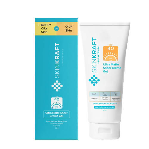 SkinKraft Ultra Matte Sheer Creme Gel Sunscreen - Distacart