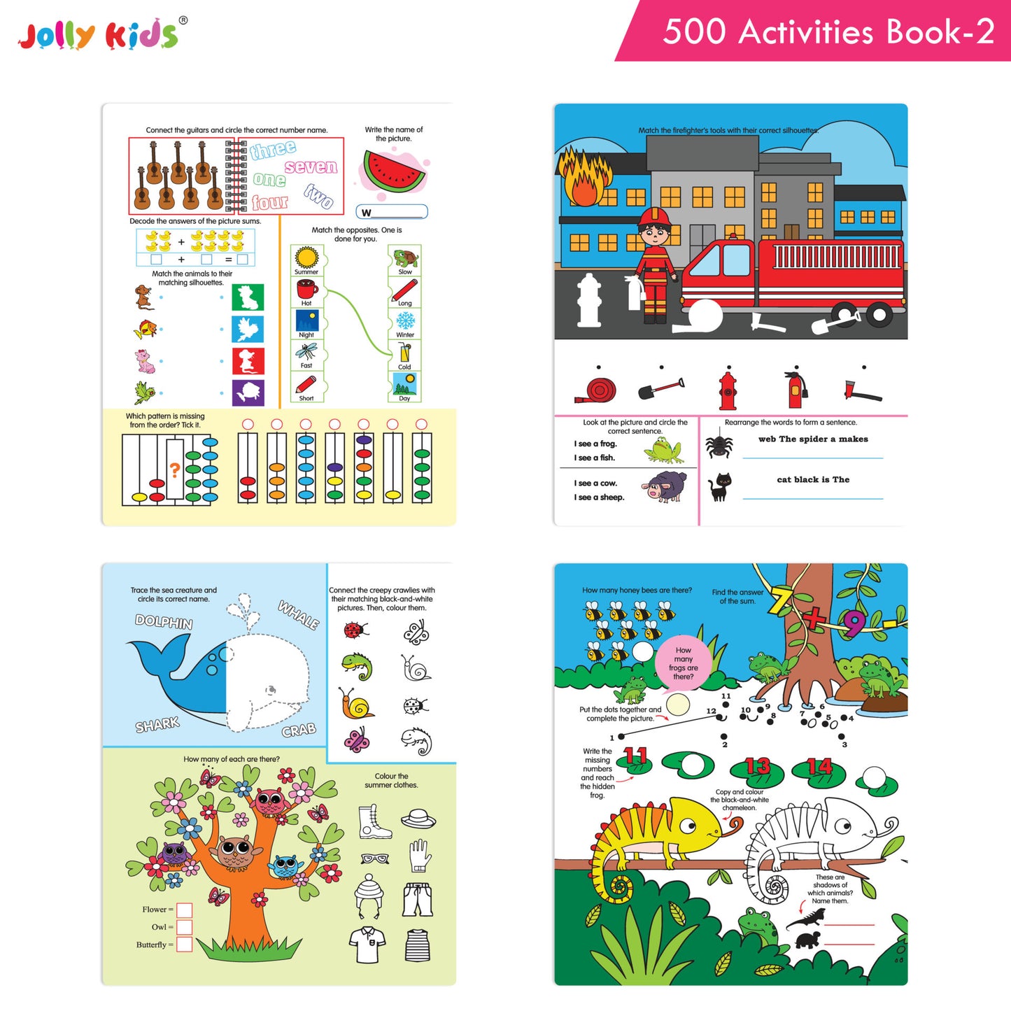 Jolly Kids 500 Activities Book 2 - Distacart