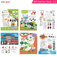 Thumbnail for Jolly Kids Fun Learning 500 Activities Books Set of 4| Ages 3-8 years Thinking Skills Activities Learning Counting, Spelling, Solve Puzzle Activities - Distacart