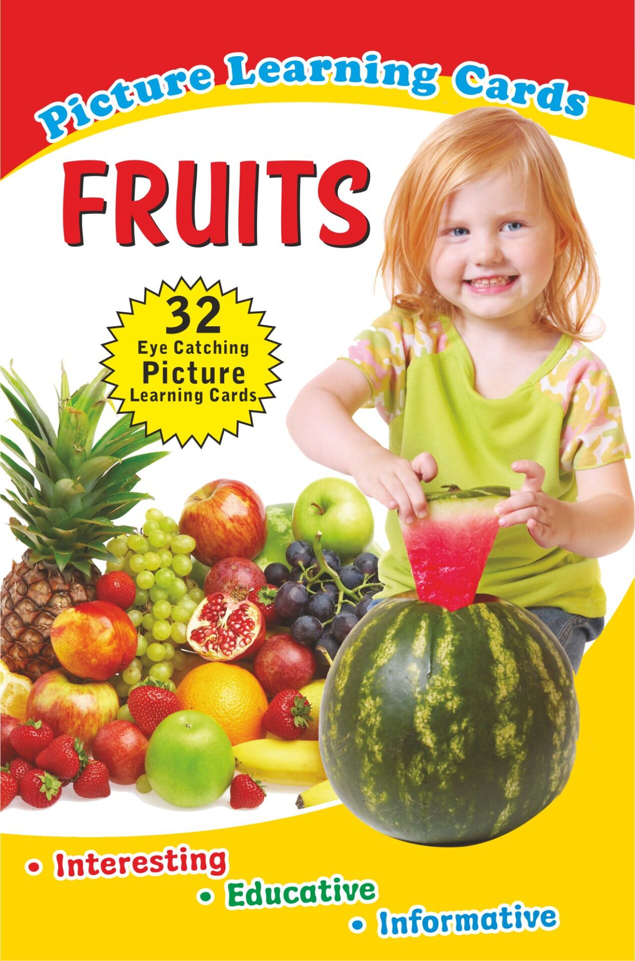 Jolly Kids Flash Card - Fruits - Distacart