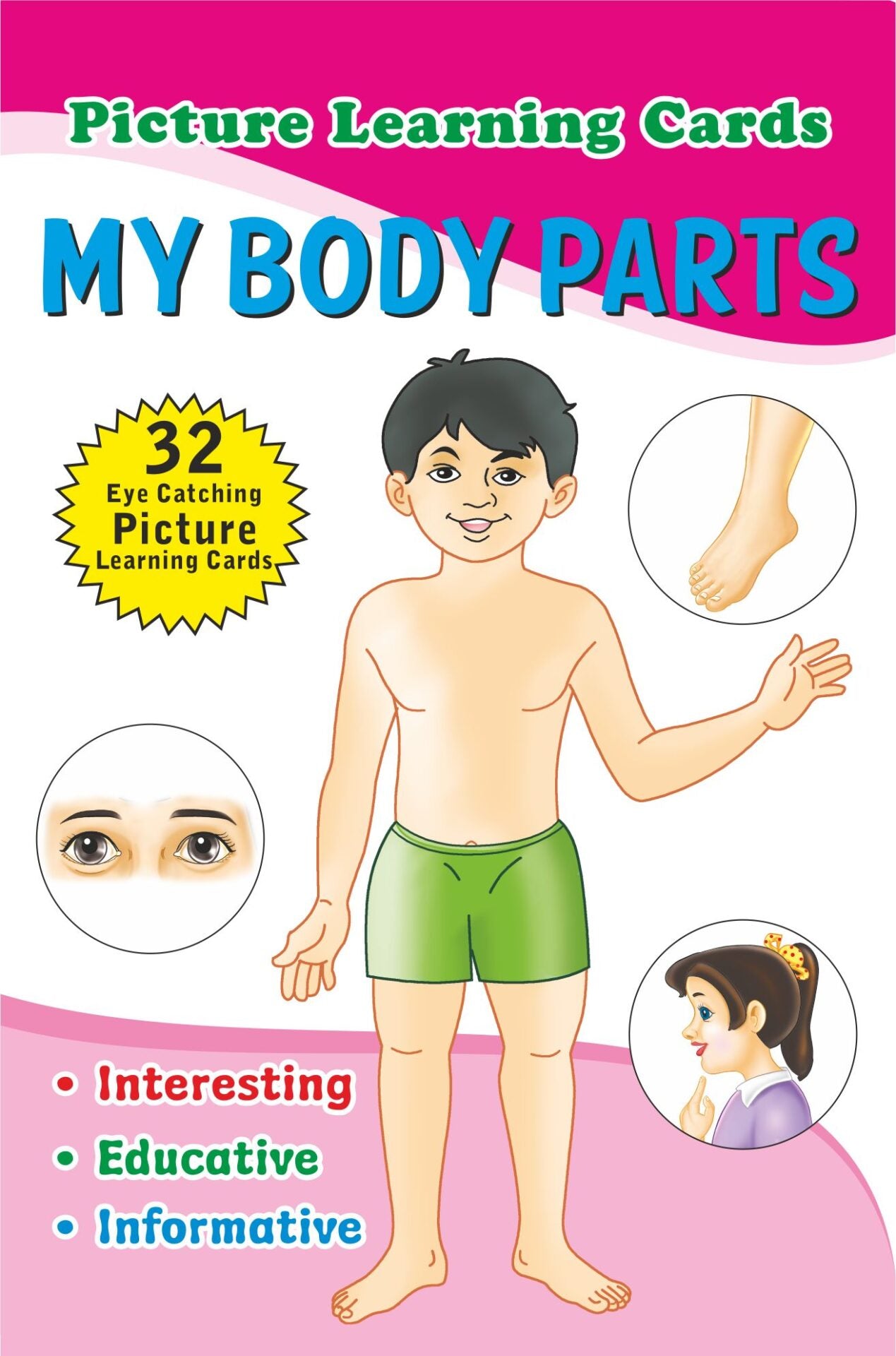 Jolly Kids Flash Card - My Body Parts - Distacart
