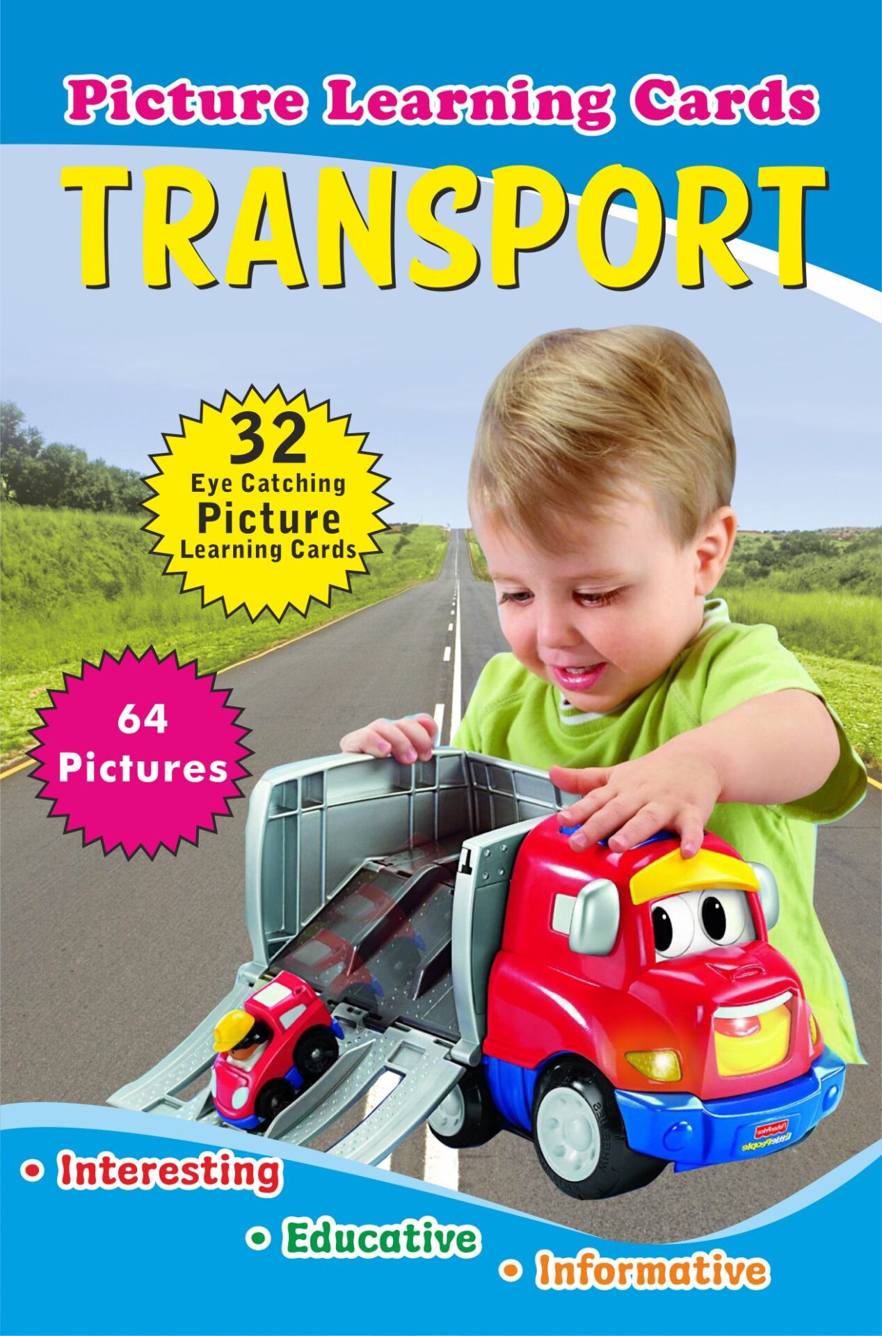 Jolly Kids Flash Card - Transports - Distacart