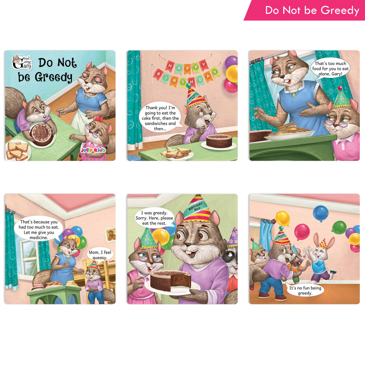 Jolly Kids Good Going Gary Character Building English Short Story Books (Set of 10) | Motivational Story Books for Kids - Distacart