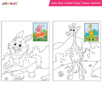 Thumbnail for Jolly Kids Jumbo Copy Colouring Books for Kids| Fun Colouring Activity Books: Birds, Dinosaurs, Animals & Ocean| Ages 3-10 Years - Distacart