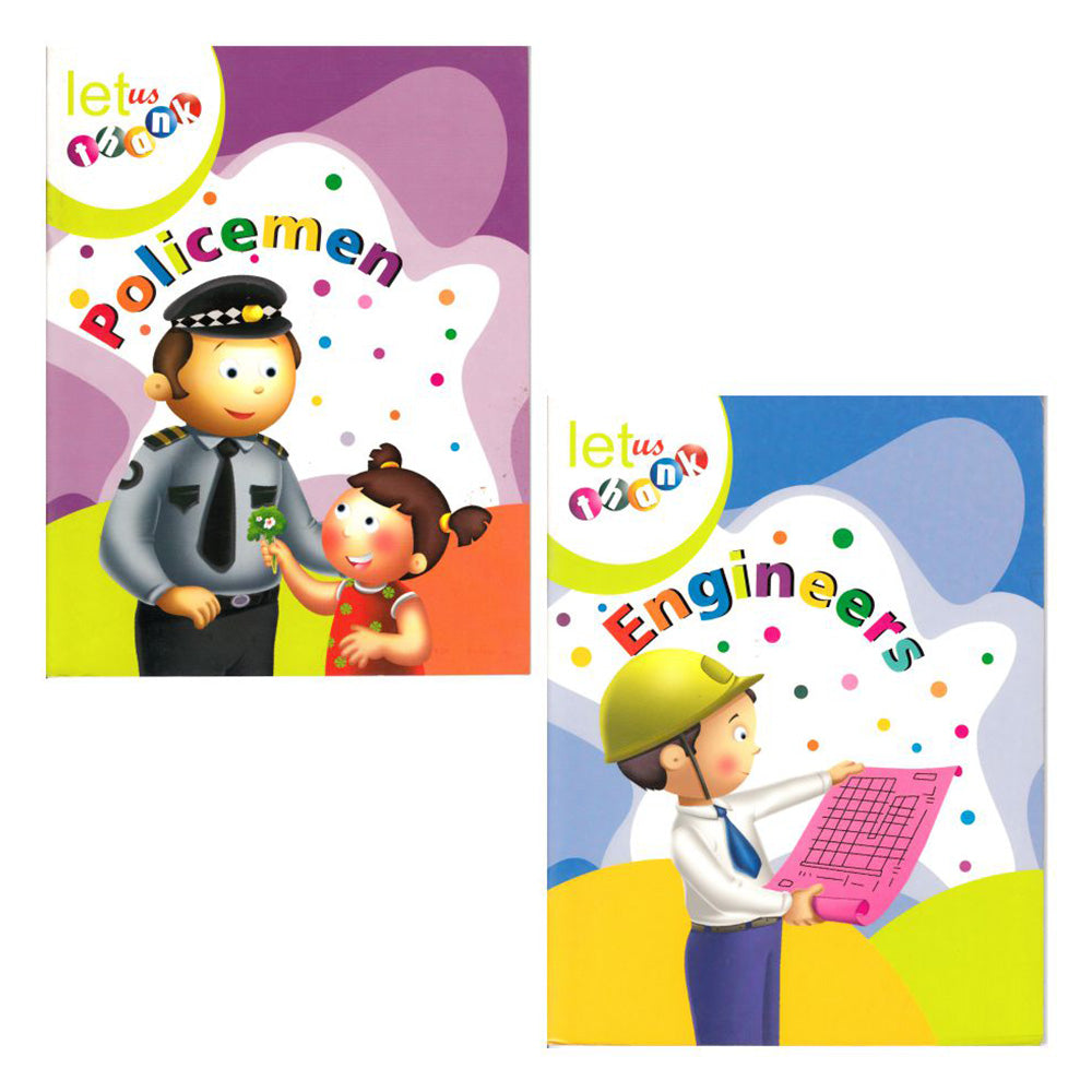 Jolly Kids Let Us Thank To Policemen-Scientist-Soldier-Engineer-Dentist Short Story Books Set of 5| Ages 3-7 Year - Distacart