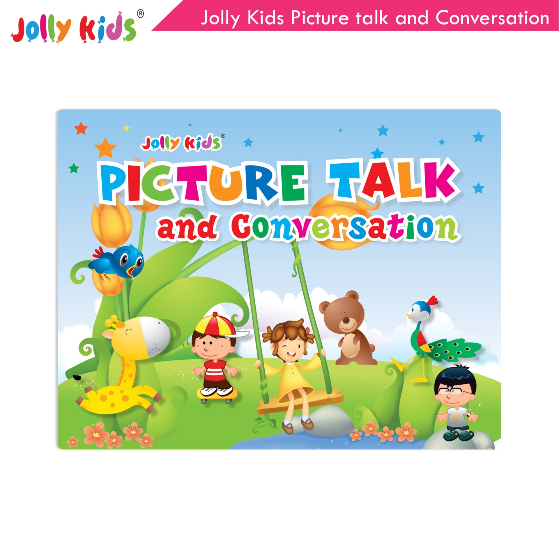 Jolly Kids Picture talk and Conversation Book for Kids| Age 2-6 Year - Distacart