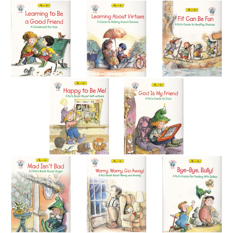 Jolly Scholars Self-Help Book Set Of 8| Ages 6-15 Years| Children Health, Family &amp; Personality Development Book - Distacart