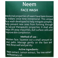 Thumbnail for Jovees Natural Neem Face Wash Ingredients