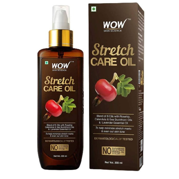 Wow Skin Science Stretch Care Oil - Distacart
