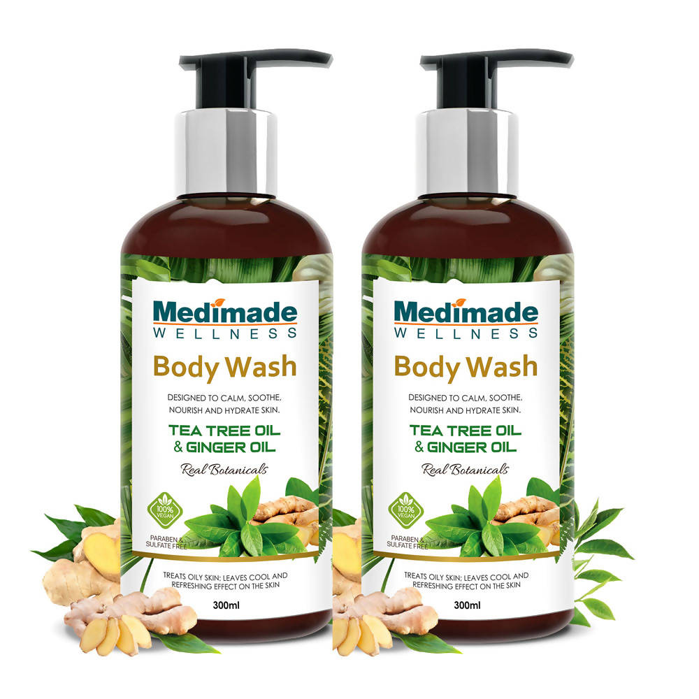 Medimade Wellness Tea Tree Oil & Ginger Oil Body Wash - Distacart