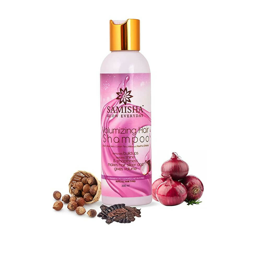 Samisha Organic Red Onion Volumizing Shampoo - Distacart