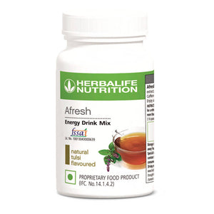 Herbalife Nutrition Afresh Energy Drink Mix Natural Tulsi Flavoured