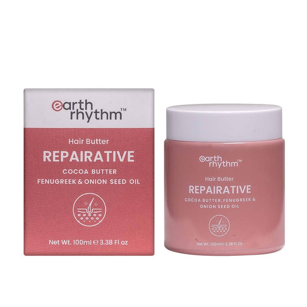 Earth Rhythm Repairative Hair Butter Cocoa Butter Fenugreek Oil Onion Seed Oil - Distacart
