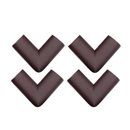 Safe-O-Kid Corner Guardscushions, U Shaped, Large Size Extra Thick, Brown - Distacart