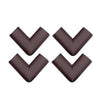 Safe-O-Kid Corner Guardscushions, U Shaped, Large Size Extra Thick, Brown - Distacart