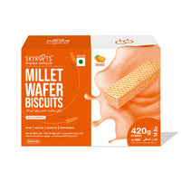 Thumbnail for Skyroots Millet Wafer Biscuit Orange - Distacart