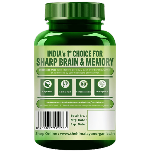 Himalayan Organics Brahmi Tablets - Distacart