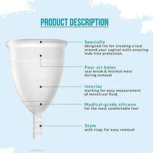 Sirona Reusable Menstrual Cup with Pouch