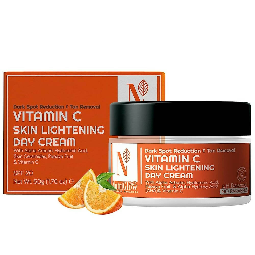 NutriGlow Advanced Organics Vitamin C Skin lightening Day Cream - Distacart