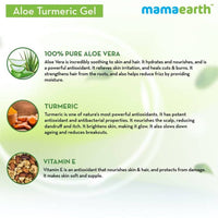 Thumbnail for Mamaearth Aloe Turmeric Gel For Skin & Hair