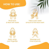 Thumbnail for NutriGlow NATURAL'S Advanced Pro Formula Papaya for Skin Brightening & Tan Removal Face Wash - Distacart