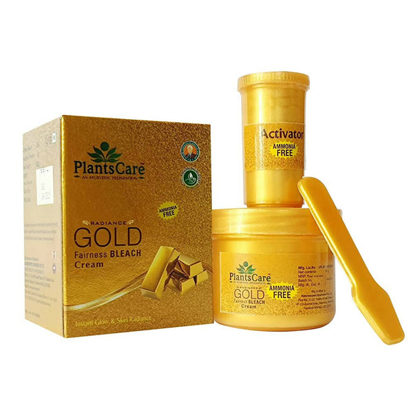 Plants Care Radiance Gold Bleach Cream - Distacart