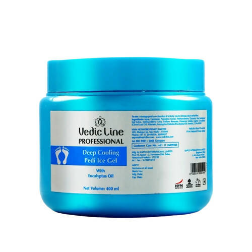 Vedic Line Deep Cooling Pedi Ice Blue Gel - Distacart