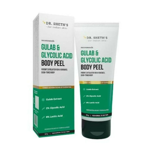 Dr. Sheth's Gulab & Glycolic Acid Body Peel - Distacart
