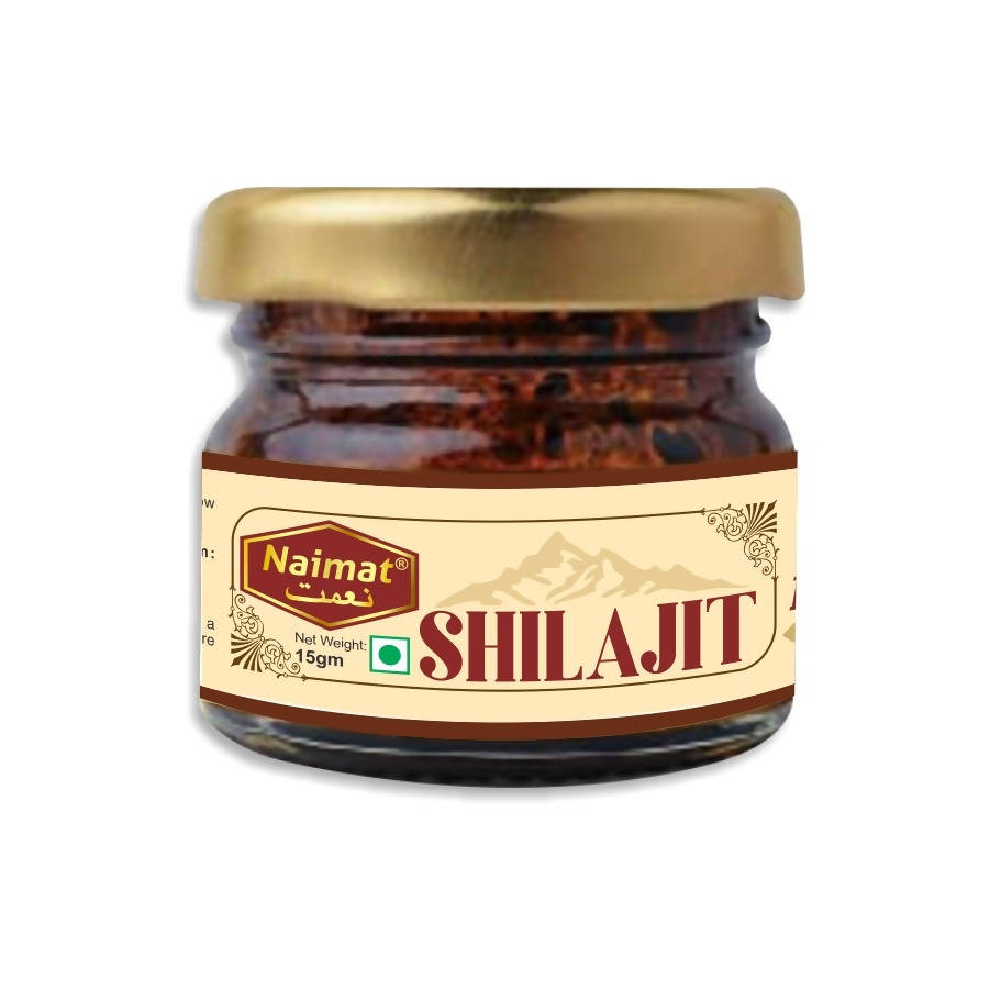 Naimat Shilajit Resin Form 15 gm  (Pack Of 5)
