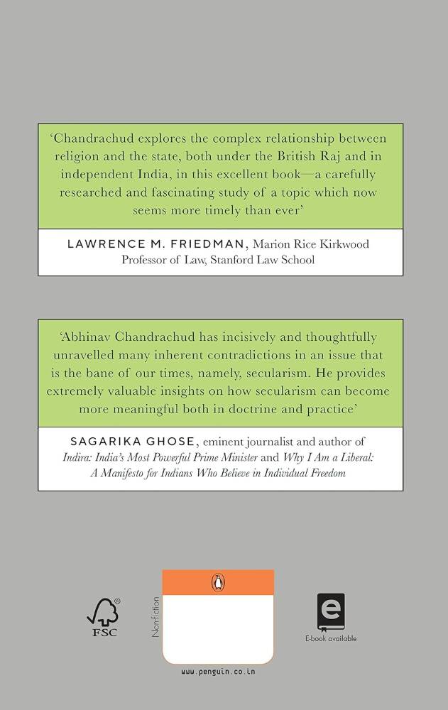 Republic of Religion By Abhinav Chandrachud - Distacart