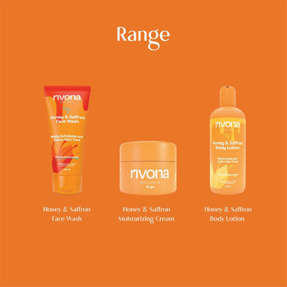 Rivona Naturals Honey & Saffron Face Wash - Distacart