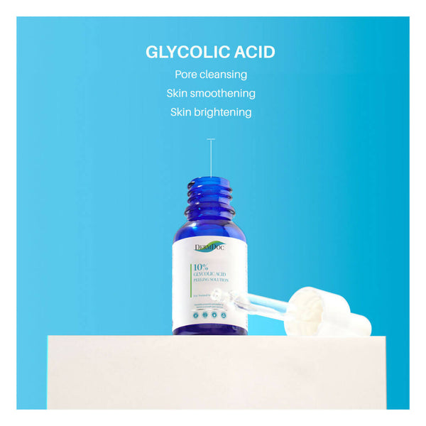 Buy Dermdoc 10 Glycolic Acid Peeling Solution Serum, Pore Cleansing