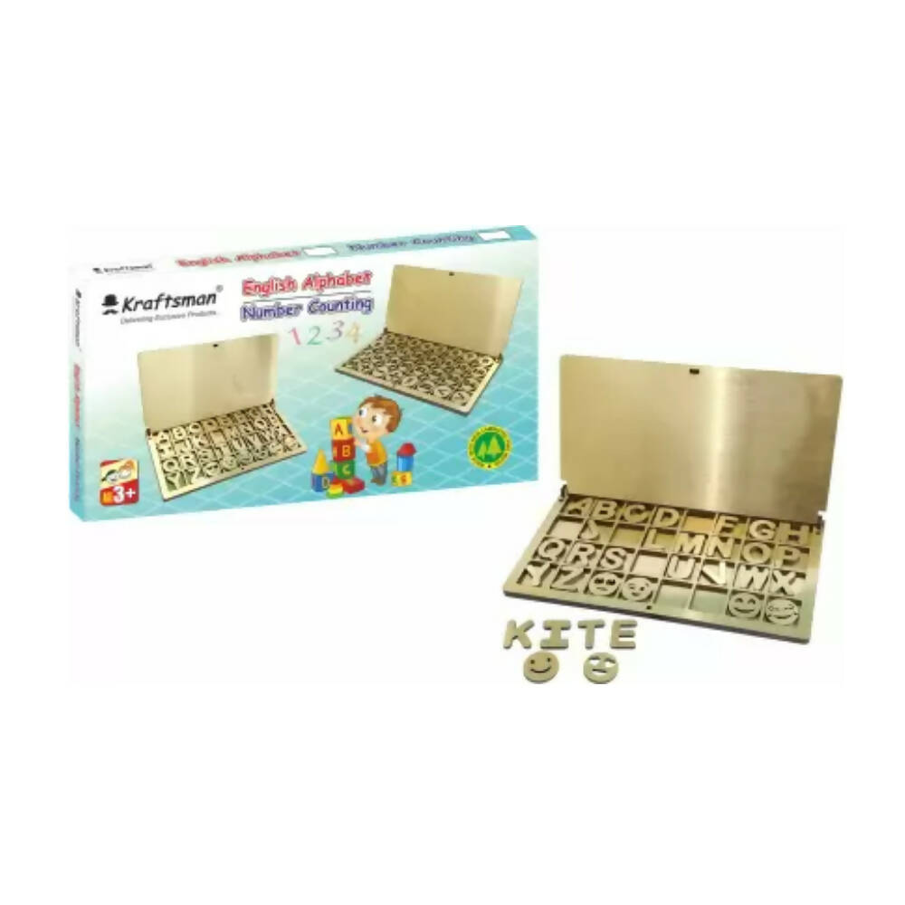 Kraftsman Wooden Portable Maths Number Counting Learning Game | Educational Toys | Montessori Games - Distacart