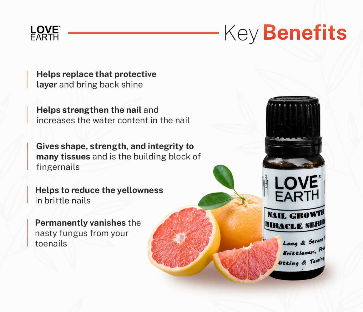 Love Earth Nail Growth Serum - Distacart