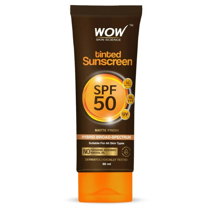 Wow Skin Science Tinted Sunscreen SPF50 Pa+++ - Distacart