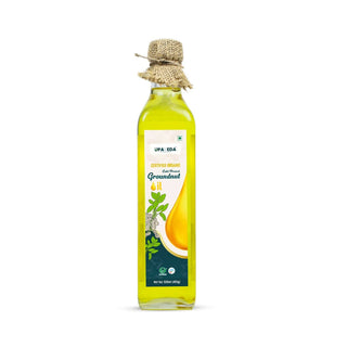 Upaveda Organic Cold Pressed Groundnut Oil - Distacart
